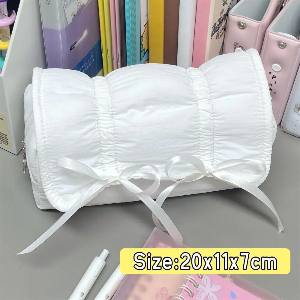 INS Bow Drawstring Pen Bag Ballet Style Stationery Storage Bag  Back To School