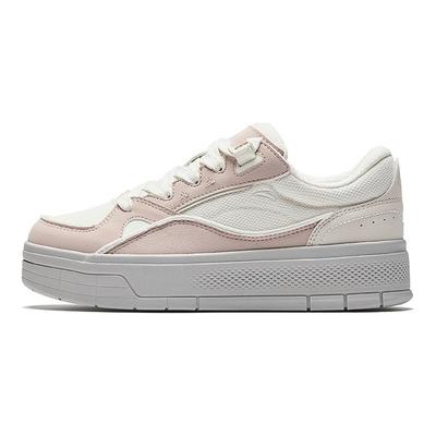 Leicht Vielseitig Bequem Rutschfest Langlebig Niedrig geschnittene Skate-Schuhe Damen Sneaker Rosa Weiß Grau 922418065-9