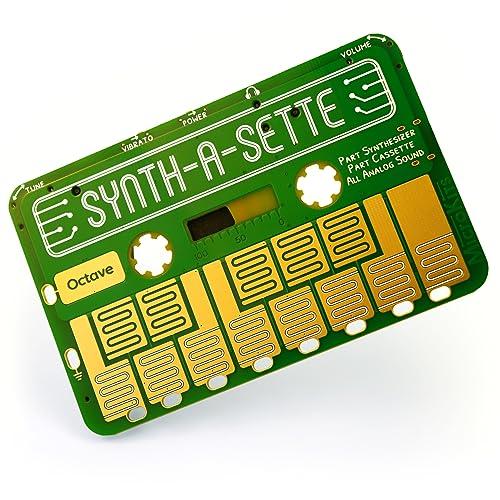 MicroKits Synth-a-Sette | Карманный набор синтезаторов | Аналоговый синтезатор | Музыкальный гаджет | Электронный инструмент, работающий от бананов