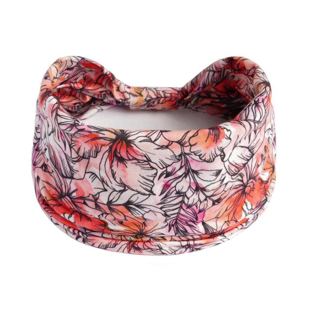 Women's Wide Retro-Style Elastic Sports Headband - Yoga & Hair Accessory