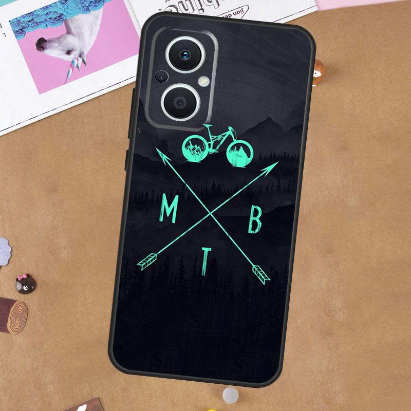 MTB Mountain Bike Cycling Bicycle Case For OPPO Reno 8T 4Z 5Z 11F 8 10 11 Pro 5 6 7 Lite OPPO Find X6 Pro X2 X3 X5 Lite Cover