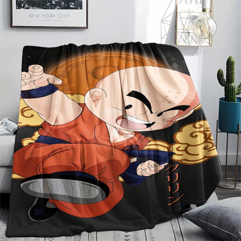 Dragon Ball Krillin Blanket, Cozy Throw for Living Room, Ideal Gift for Dragon Ball Collectors.chl