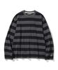 Uniform Bridge Stripe Border L/S Tee Black