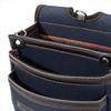 Jefcom Alto Model Waist Denim 3-Drawer Bag, Blue, ARJ-864-DB