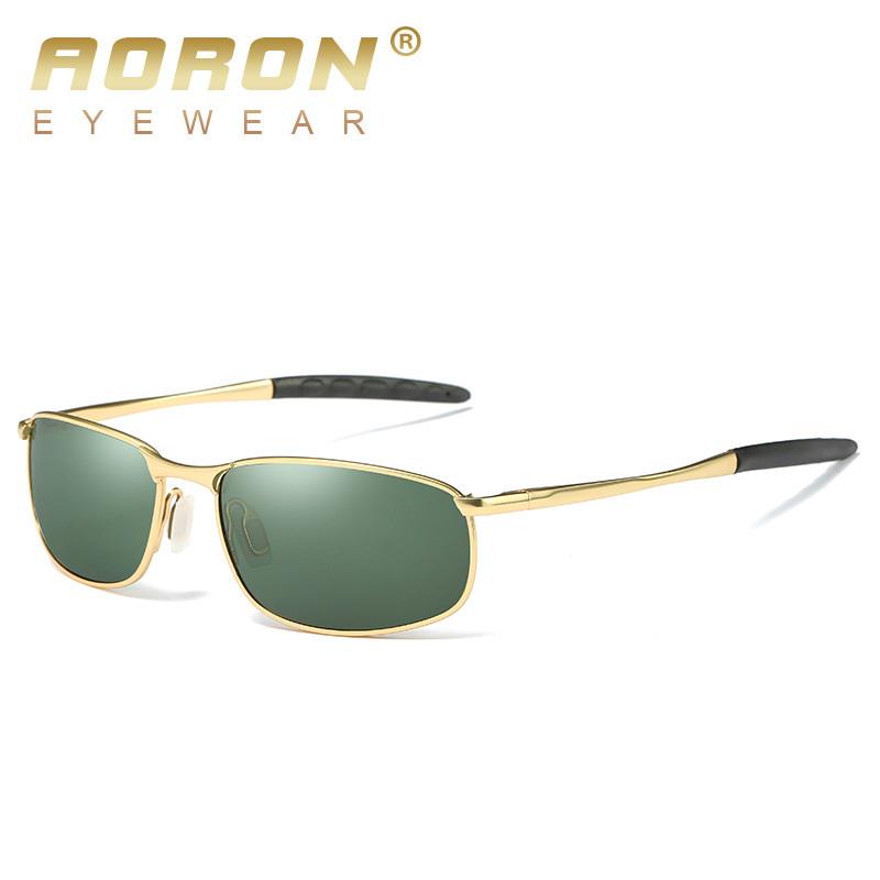 aoron More Than 100 Colors Polarized Sunglasses for Men Women Fashion Design Metal Frame Outdoor UV400 Anti Glare Driving Glasses