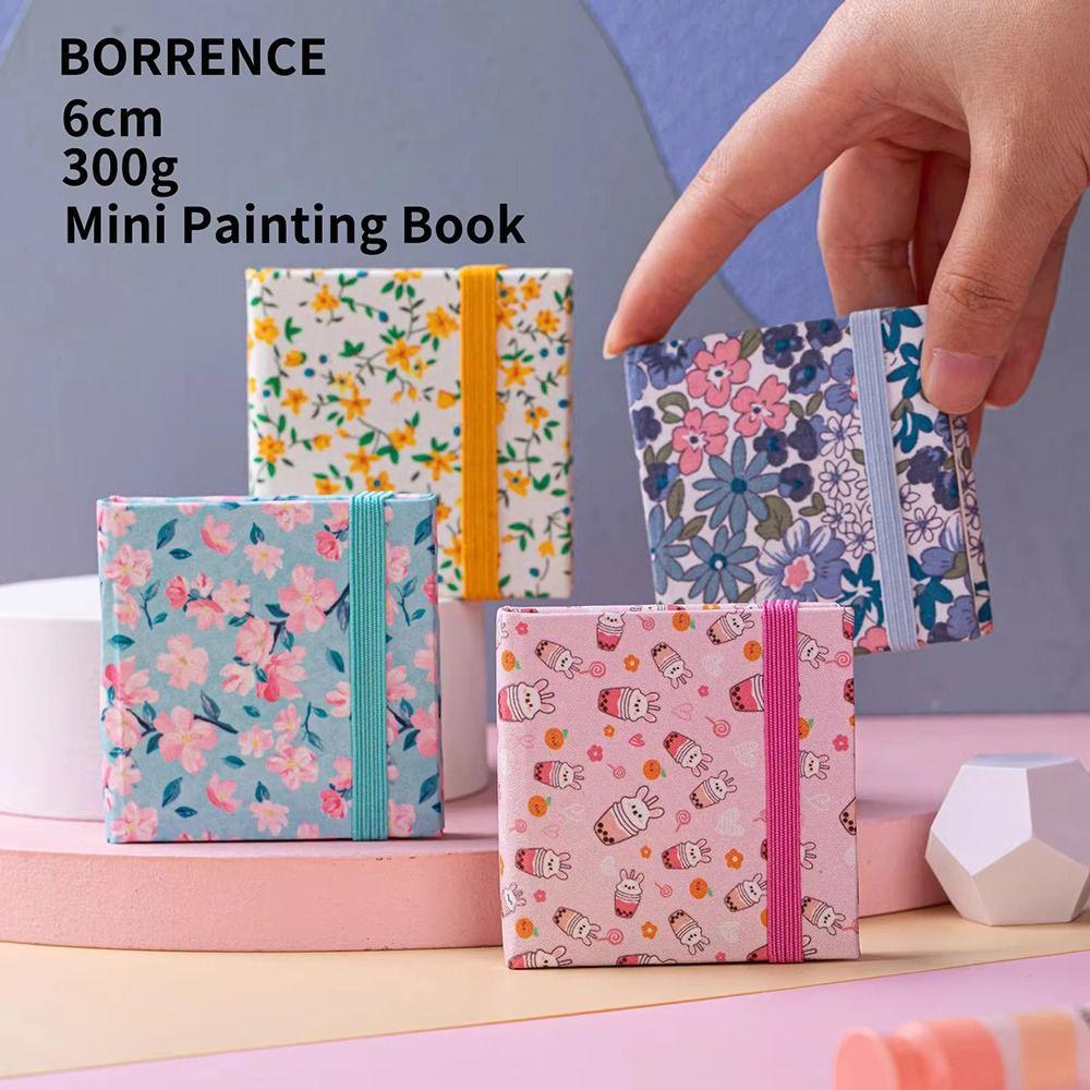 20 Sheets Mini Watercolor Book Fine Grain Texture Portable Sketchbook  Art Supplies