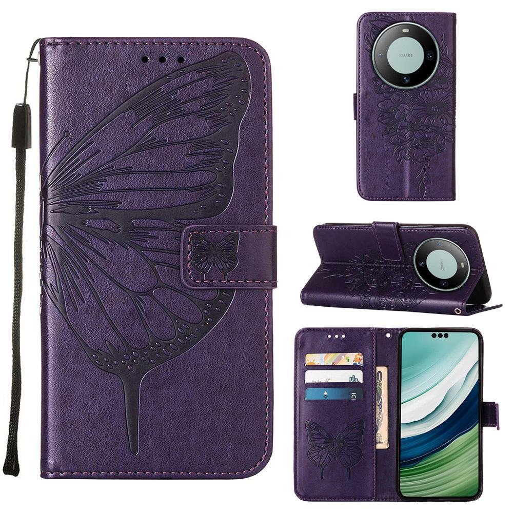 Honor X9B X8B X7B Case Flip Leather Wallet Butterfly Folding Leather Cases For Honor Magic 6 Lite Card Stand Phone Book Cover