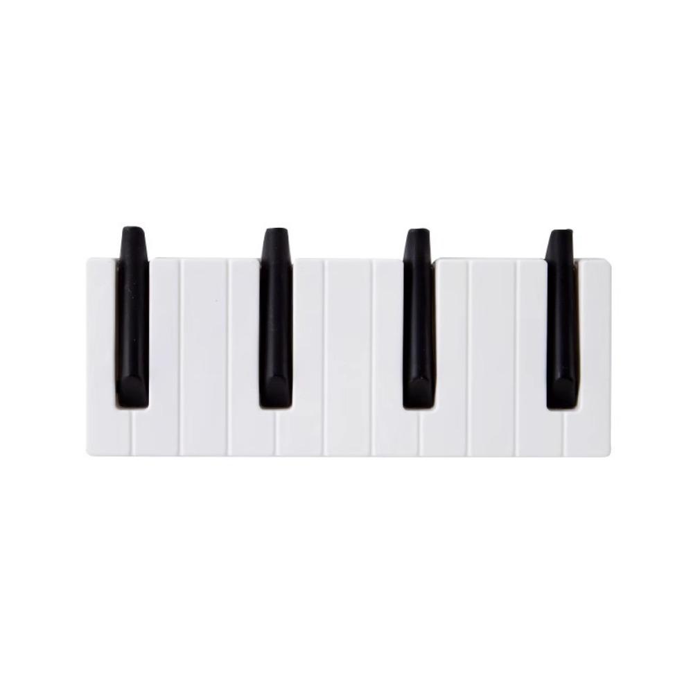 Four-grid Wall Mounted Hanger Punch Free Sundries Storage Hooks  for Hair Accessories