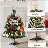 Tabletop Artificial Christmas Tree Set Small Mini Christmas Tree Set with Lights