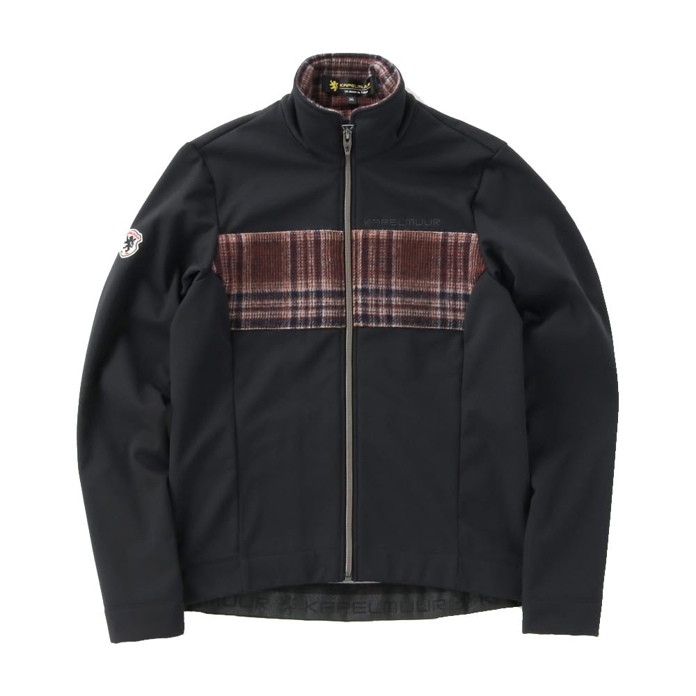 

Kapelmuur Cycling River Windproof and Size 38 Women s Jacket, Fall/Winter (0°C-10°C), Check, Water-Resistant, Black, чёрный