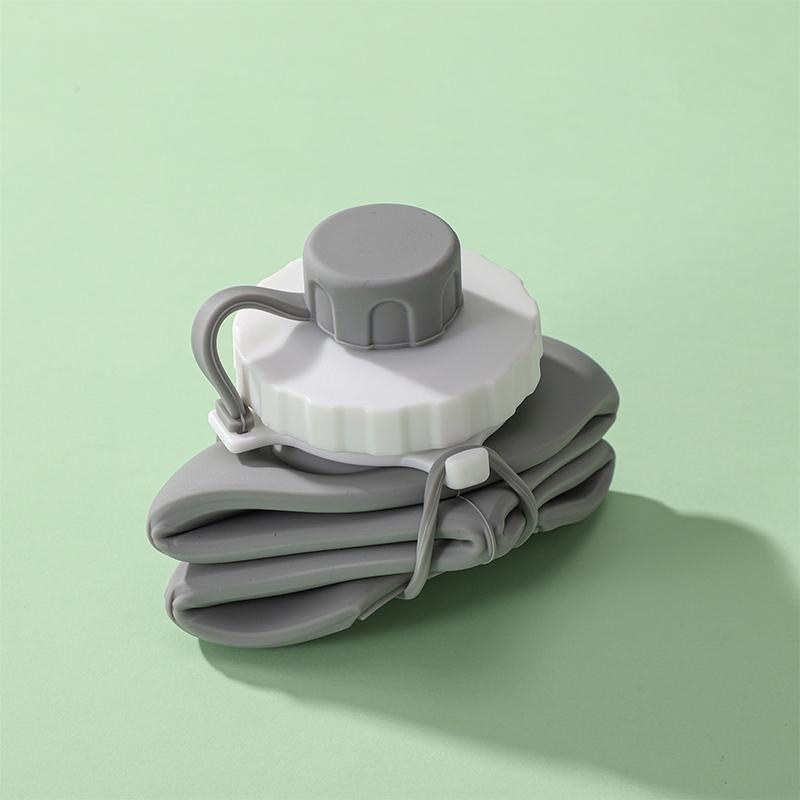 600Ml Silicone For Sports Tumbler Leak Proof Reusable Collapsible Water Bottles Foldable