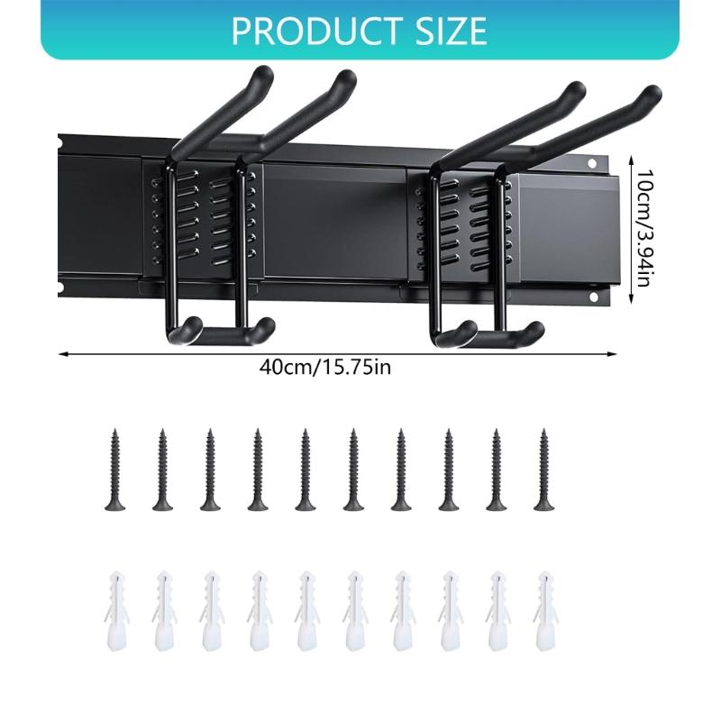 Antislip Rubber Pad Ski Board Wall Mount Holder For Various Size and Bindings Indoor Gear Storage Solution