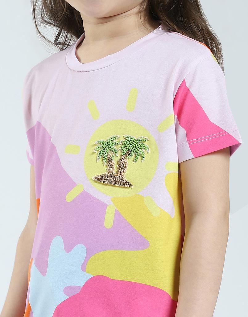 Monte Carlo Girls Regular Fit Summer Top