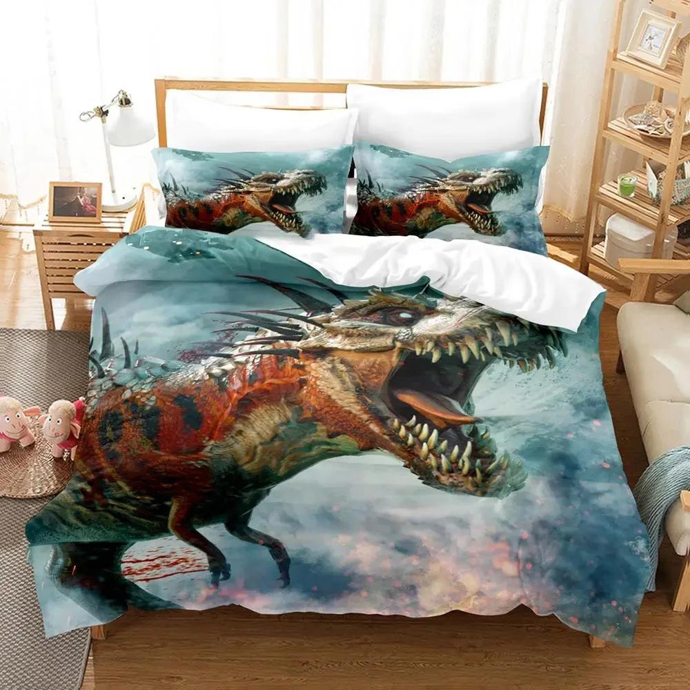 Game Second Extinction Bedding Set Duvet Cover Bed Set Quilt Cover Pillowcase Comforter King Queen Size Boys Adult Bedding Set