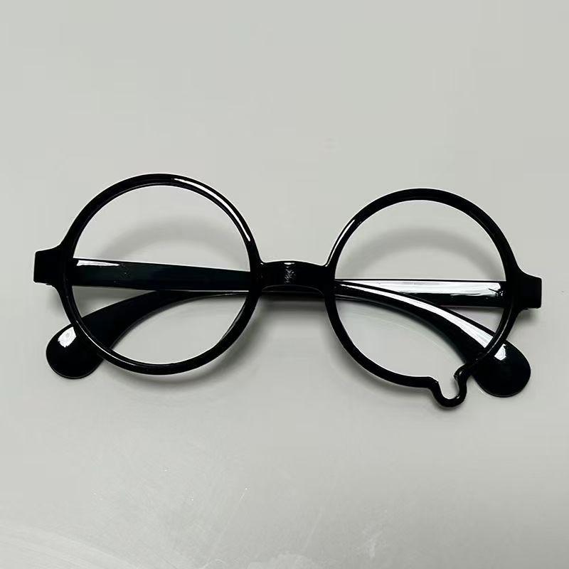 New Crying Dripping Tears Glasses Unisex Black Frame with Tears Shaped Eyeglass Retro Fashion Decorative Glasses Plain Lens