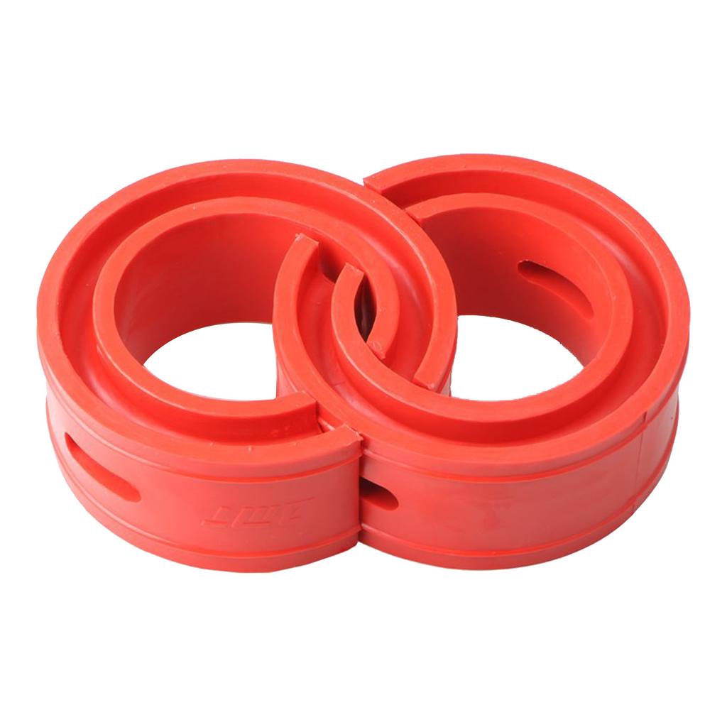 2 Pcs Car Spring Shock Absorber Flexible Rubber Bumper Shock Buffer Power Cushion Coil Spring Spacer C