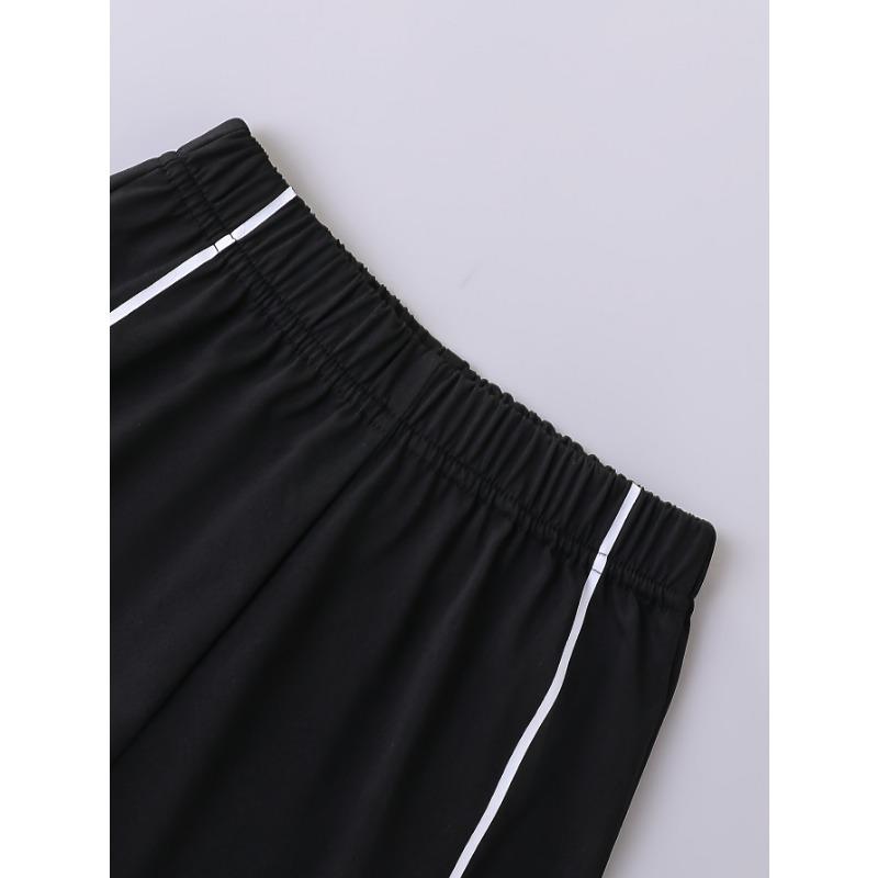 2025 New Summer Fashion Children's Suit Crew Neck T-shirt Casual Short Sleeve T-shirt + Shorts Beach Shorts Quick Drying Suit