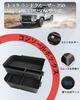 ASZSK Toyota Land Cruiser 250 Exclusive Console Box Top and Bottom Set Land Cruiser Exclusive Storage Box Large Capacity Small Item Storage Mat Easy