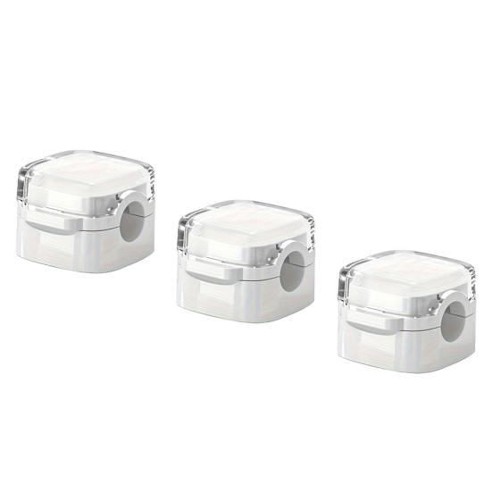 3/6Pcs Magnetic Cord Holder Adhesive Home Office Nightstand Desk Cable Organizer Wire Management Clip Phone Charging Cord Keeper