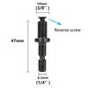 Adapter Hex Shank Male Thread Parts Replacement Steel