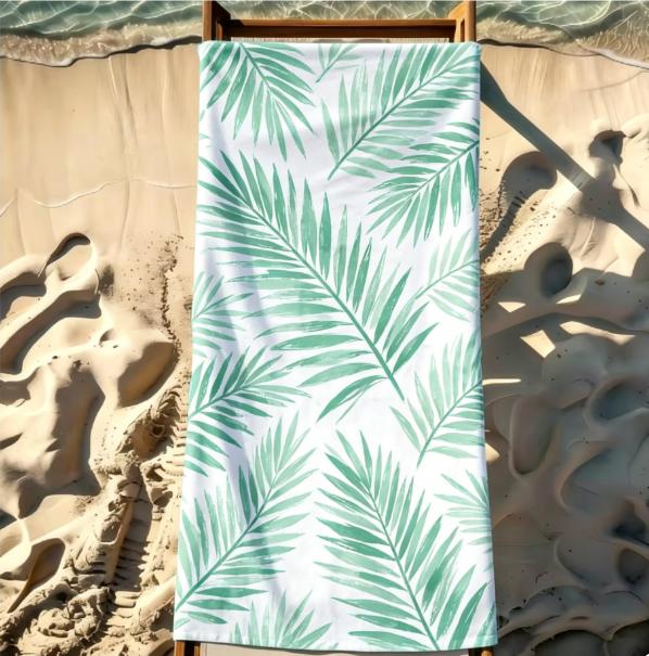 Bohemian Türkisches Böses Auge Symbol Strandtuch, Großes Mikrofaser Sandfreies Schnelltrocknendes Handtuch für den Sommerurlaub Badetuch
