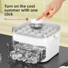 Food-grade Ice Cube Mold Bucket - Press-type Ice Cube Mold - Refrigerator for Freezing Ice Cubes - Food Storage Box - Ice Cube Mold