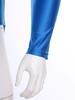 #M-4XL Mens Glossy Bodysuit Mock Neck Long Sleeve Front Zipper Leotard Jumpsuit Rash Guard for Beach Surfing Swimming Workout