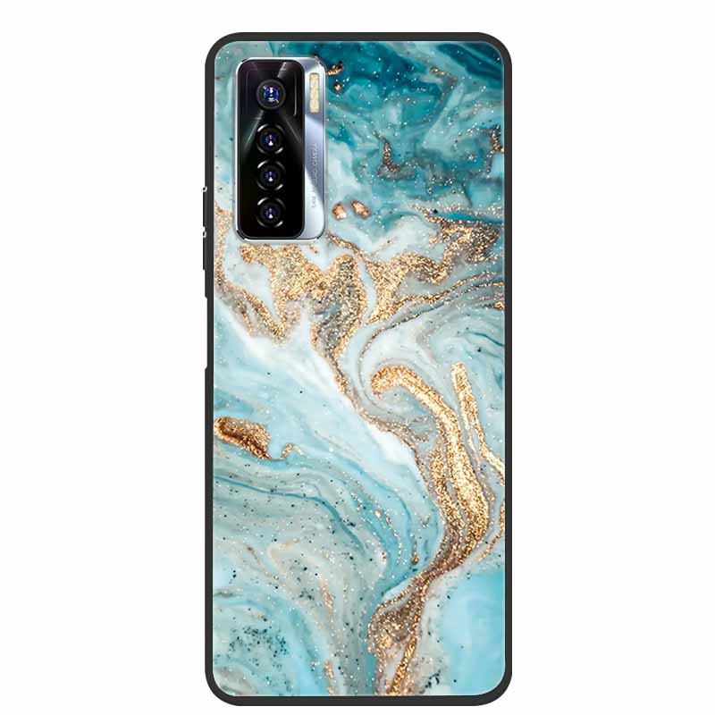 For Tecno Camon 17 Pro Cases 17P 17 Soft TPU Silicone Phone Cover for Tecno Camon 17P Back Cover Bumper Fundas Camon17 CG7n Capa