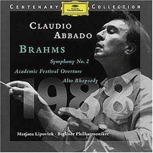 CD ABBADO; BERLIN PO - Brahms;Symphony No.2 Germany Classical Used