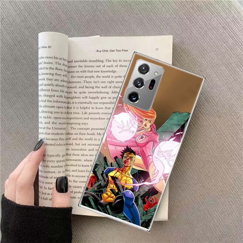 

Cartoon Invincible Phone Case for Samsung A17 A37 A57 A54 A14 A24 A34 A07 A04S A02S A12 A22 A32 A52S A16 A26 A36 A56 A72 Galaxy Samsung Note 20