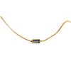 Titanium Steel Birthstone Pendant Necklace For Women Men With Geometric Design