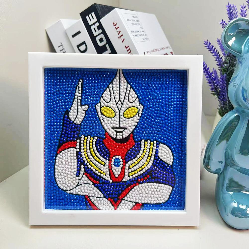 Children'S Diamond Painting Handmade Diy Masonry Painting Cartoon Diamond Sticker Bedroom Living Room Decorative Painting Photo Frame