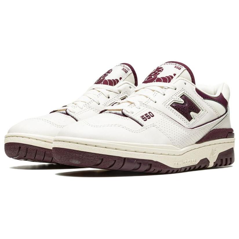 Aimé Leon Dore X New Balance 550 Purple Unisex Sneakers White BB550AR1
