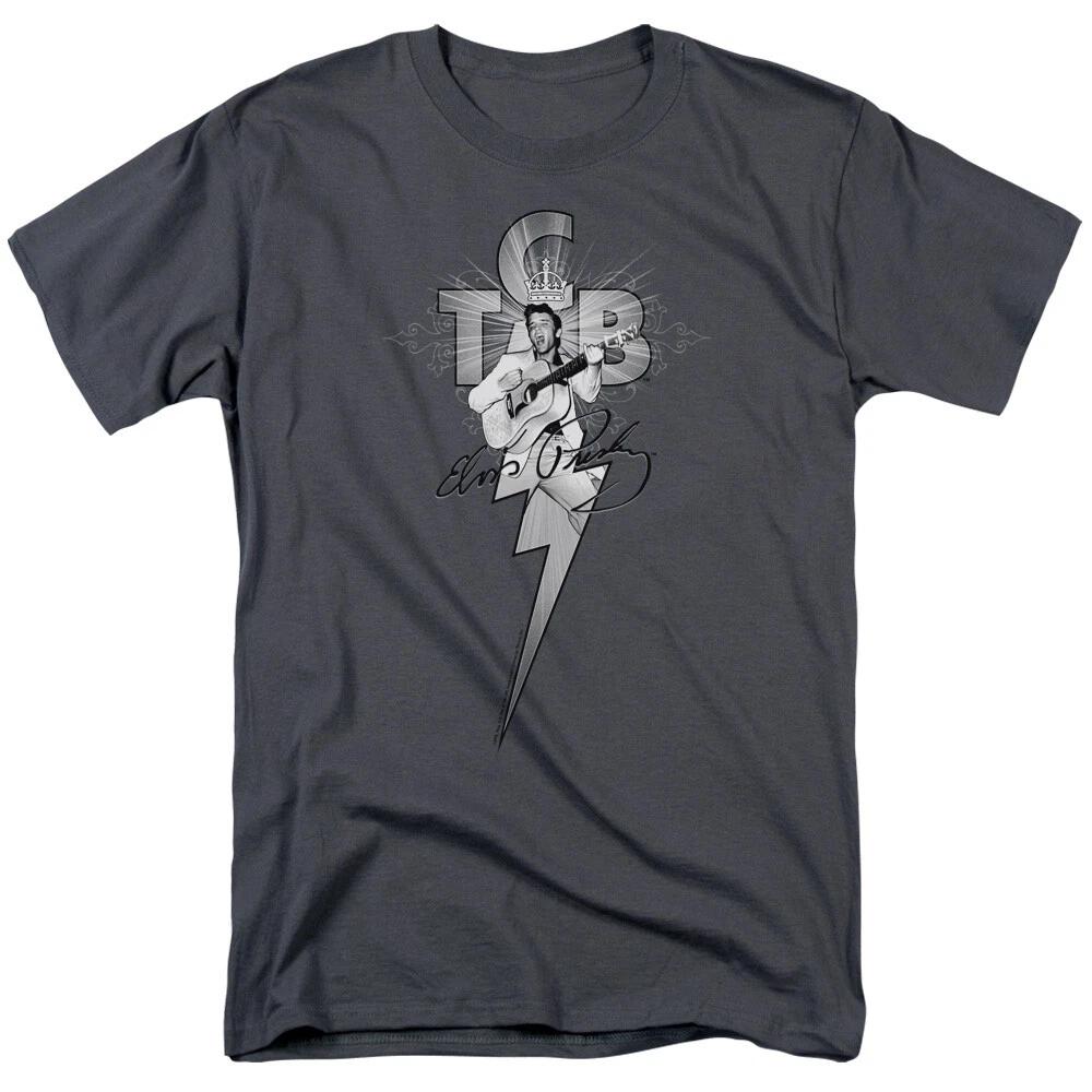 

Elvis Presley TCB Ornate Men’s T-Shirt S-5XL Signature Guitar Licensed Rock Tee 3XL