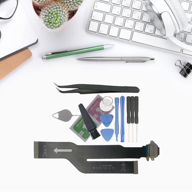 Charger Dock Charging Port Flex Cable Connector Replacement for Galaxy-Note 20 Ultra 5G N986U1 N986W N986V N986 SM-N986U