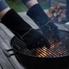 Lange Stulpen BBQ-Handschuhe Hitzebeständig Schwerlast Ofenhandschuhe für Griller, Schweißer,