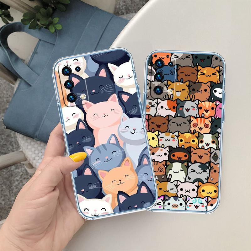 RP15 Cat Kitten Meow Phone Case for Motorola Moto G10 G20 G30 G31 G32 G34 G35 G41 G42 G50 G51 G52 G55 G60 G60S G62 G71 G72 G75