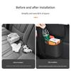 Multipurpose Vehicle Trash Can For Door Seat Leather Construction Spill Resistant Design Bin Easy Wipe Clean Surfaces
