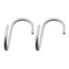 TQOOL Aluminum 95369 Hi-Logic S-shaped Hook, Right-Angle S-Hook, Large, Silver, 2-Pack,