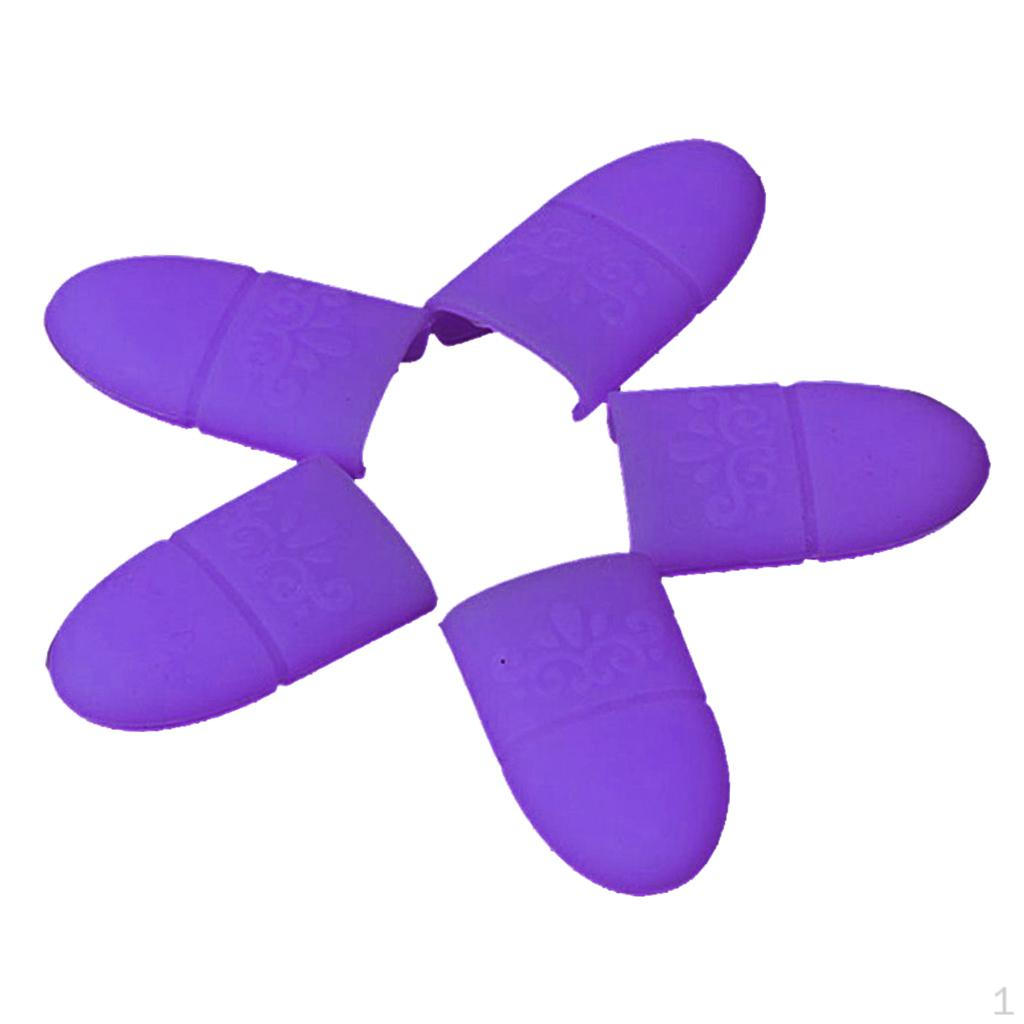 Nail Remover 5 Pieces Soak Off Caps Manicure Elastic Tool Plastic