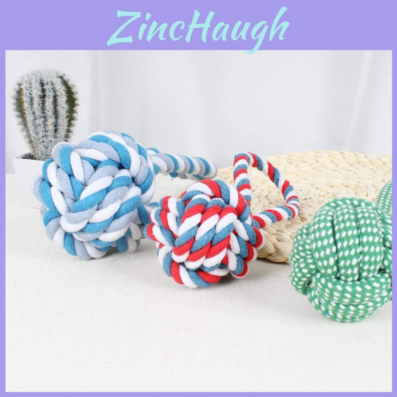 Dog Cat Interactive Chewing Rope Toy With Durable Cotton For Dental Cleaning And Engagement