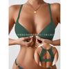 Women Sexy Comfortable Gathered Beautiful Back No Buckle Push Up Bra