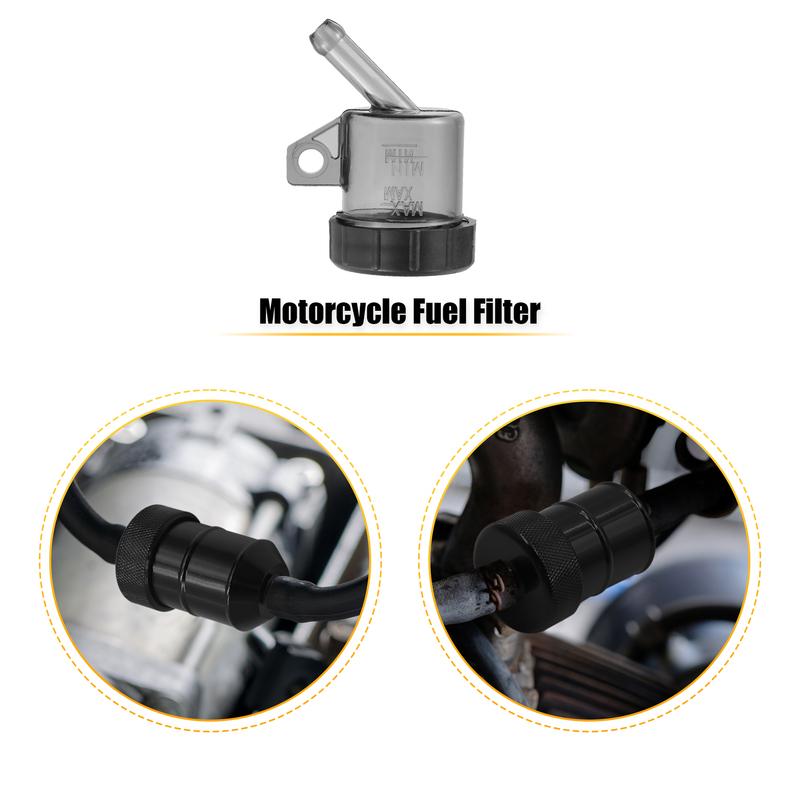 Motoforti Motorcycle Lever Brake Oil Tank Foot Brake Master Cylinder Oil Cup Fluid Bottle Reservoir Dirt Bike Scooter Universal