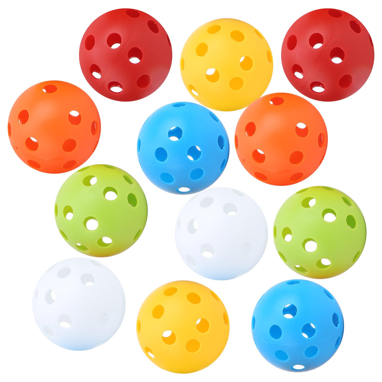 

72MM 26 Holes Golf Practice Hollow Plastic Balls Airflow Balls for Swing Training