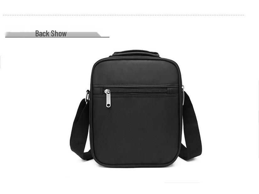 Men's Large Capacity Water-Resistant Oxford Shoulder and Crossbody Bag