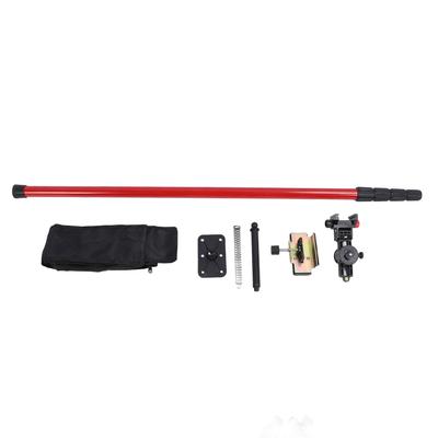 Level Pole 4m Telescopic Laser Leveler Mounting Rod with 6mm 15.2mm Interface and Universal