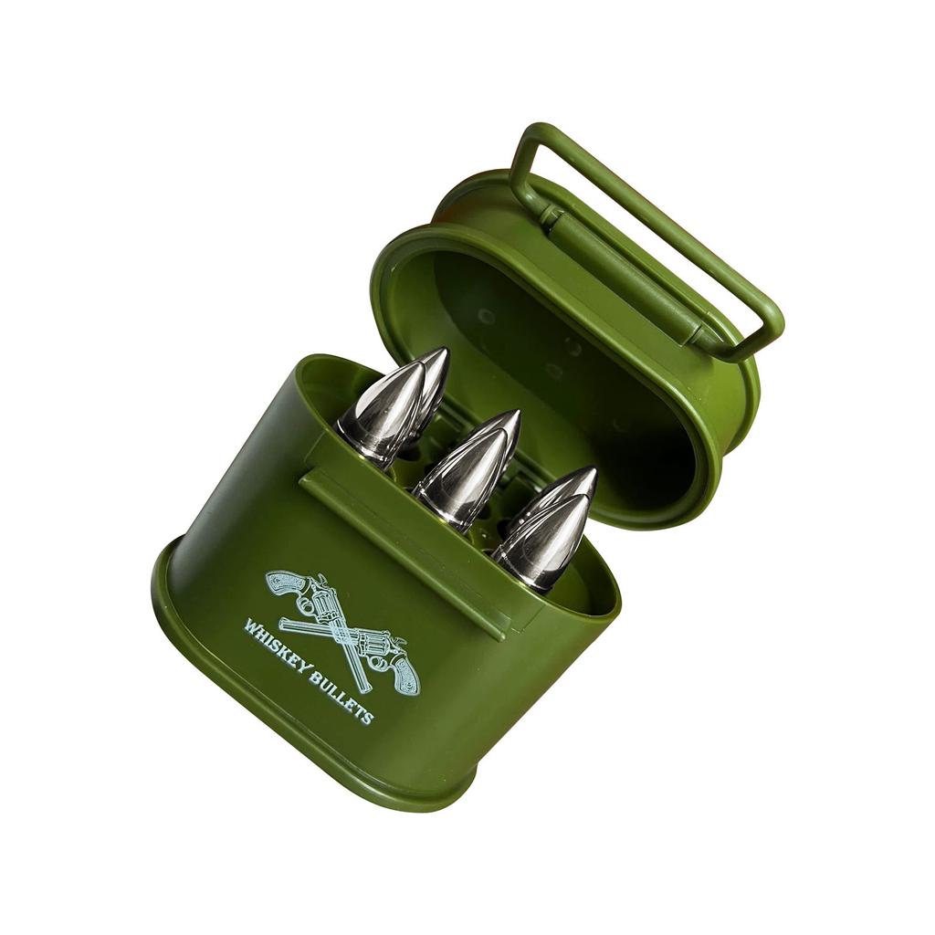 Whiskey  Cubes Gift Set – 6 Metal Cubes,Stainless Steel Whiskey Ice Cubes,Cool Whiskey Gifts For Men, Father's Day, Boyfriend