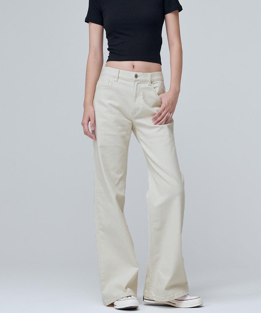 MALOUPE 9134 Regular Bootcut Denim (Cream)