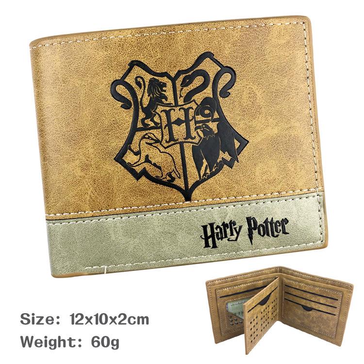 Harry Potter Wallet 3D Full Color Print Gryffindor Slytherin Badge Leather Purse 1pcs