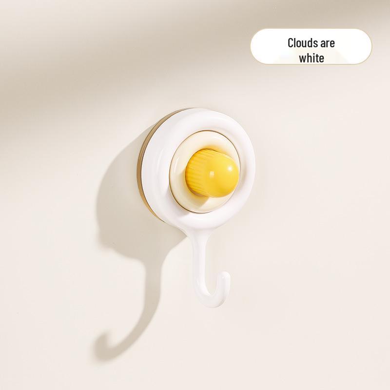 Cartoon Suction Cup Hook: Strong, Reusable, Movable, No-Drill Bathroom & Kitchen Hook